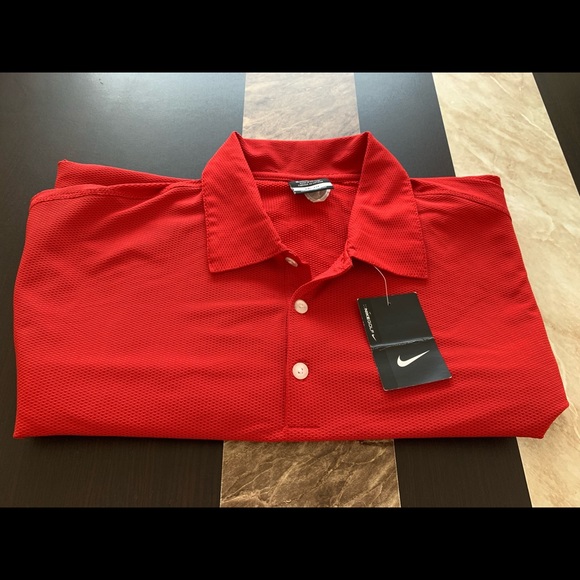 Nike Other - Nike Golf Dri-Fit red polo shirt. Size XL. NEW